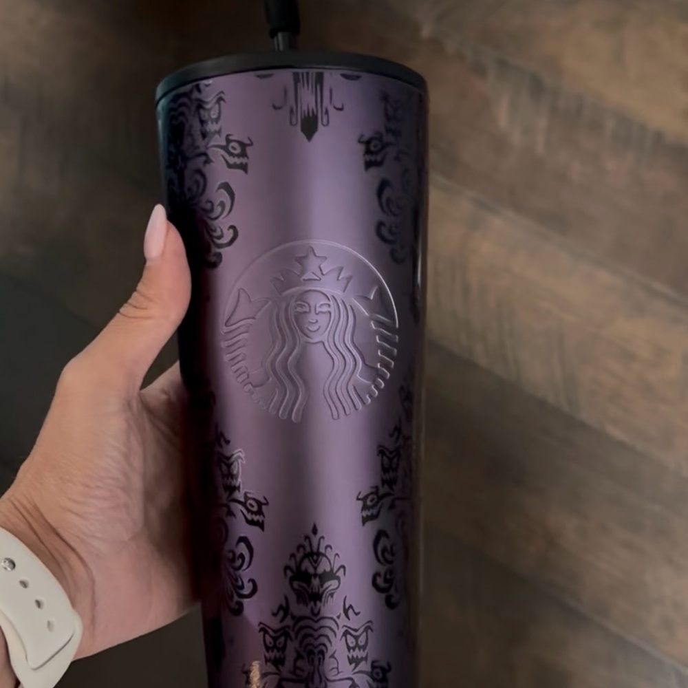 Starbucks Disney Tumbler with NEW haunted mansion design